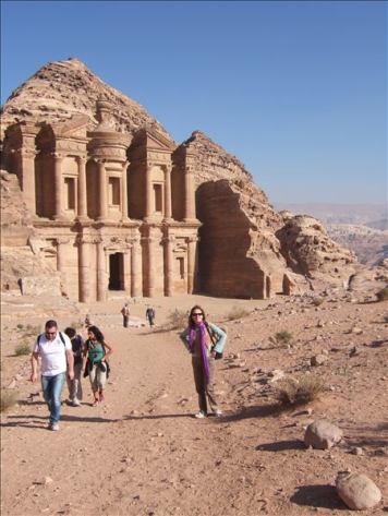 Me in Front of Monastery in Petra