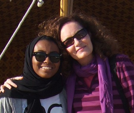 Me & Sherifa in Desert of Qatar